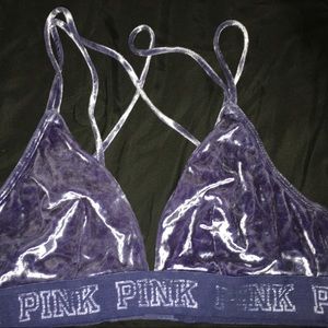 Velvet PINK bralette